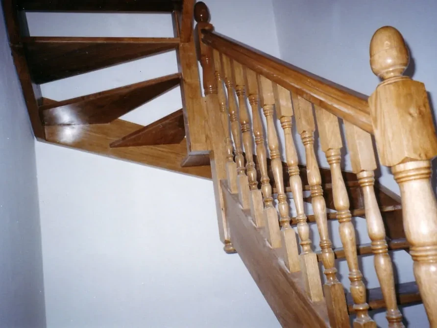 barandilla de madera