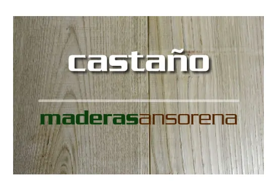 tarima madera de castaño