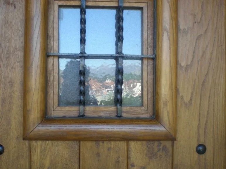 puertas de madera entrada