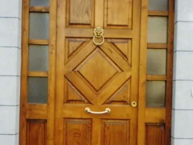puertas de madera entrada