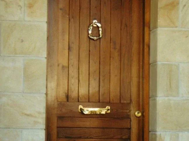 puertas madera entrada